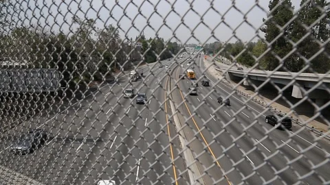 Freeway 2- Pan 2 Video stock 88160026