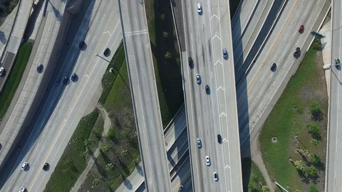 Freeway Aerial Shot #2 Stock-Footage 93777290