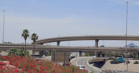 Freeway Conversion Vídeo Stock 110130954