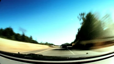 Freeway Drive Stock Footage 8553958