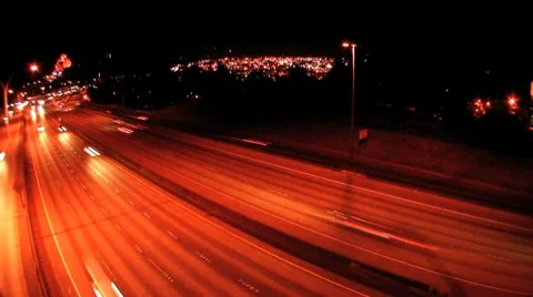Freeway drive Stock Footage 8553979