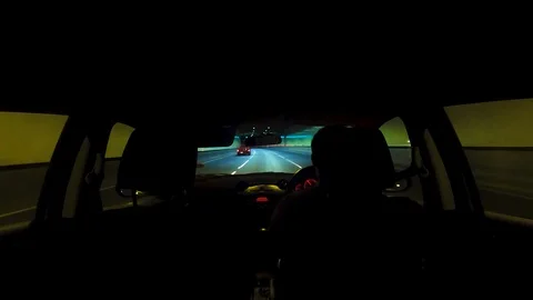 Freeway Drive-lapse Stock Footage 100973970