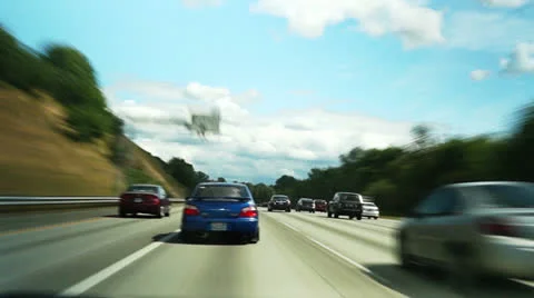 Freeway Driving Stock Footage 24250965