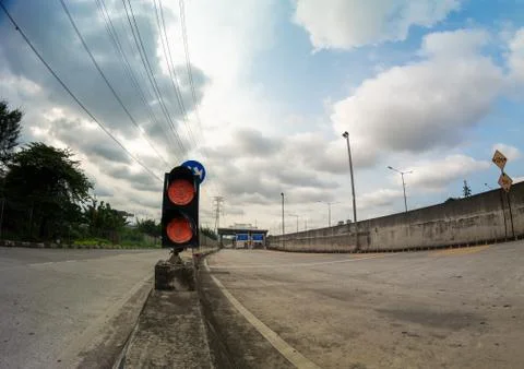 Freeway entrance Stock Photos