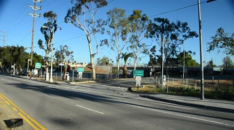 Freeway entrance101 Stock Footage 32240000