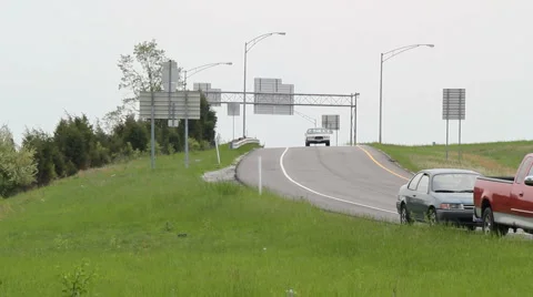Freeway Exit Stock Footage 5164330