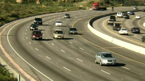 Freeway Stock Footage 108770