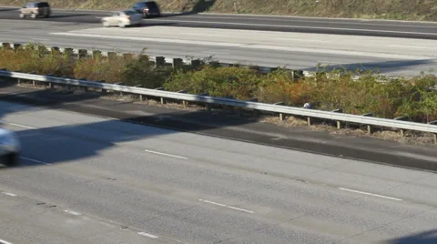 Freeway going both ways MLS Stock Footage 29611726