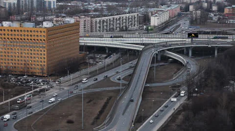 Freeway intersection Stock Footage 23096006