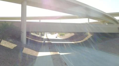 Freeway Intersection Stock Photos