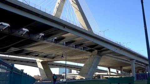 Freeway Interstate Infrastructure Video stock 100522712