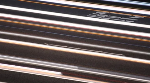 Freeway Lights close up 動画素材 1138104