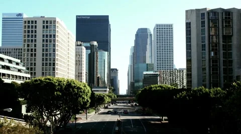 Freeway in Los Angeles 動画素材 7593301