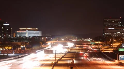 Freeway at Night 動画素材 1103269