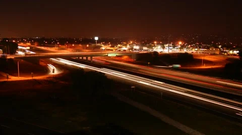Freeway at Night 스톡 동영상 1138679