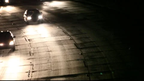 Freeway at Night 스톡 동영상 1560827