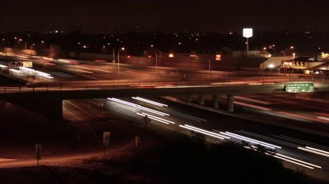 Freeway at Night 動画素材 3428793