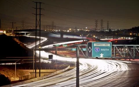 FREEWAY NOIR Stock Photos