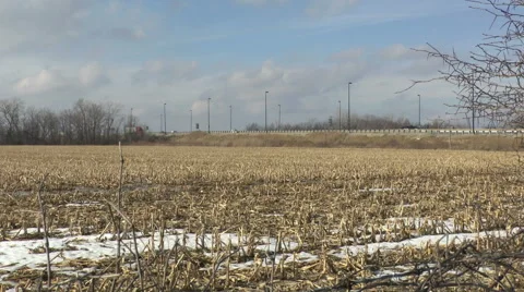 Freeway in Ohio Stock Footage 46252533