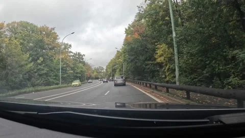 Freeway in Paris - timelapse 1 Stock Footage 232898436