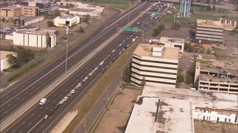 Freeway People Rescue Stock Footage 37278775