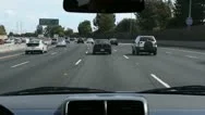 Freeway Pov Driving - Los Angeles Stock Footage