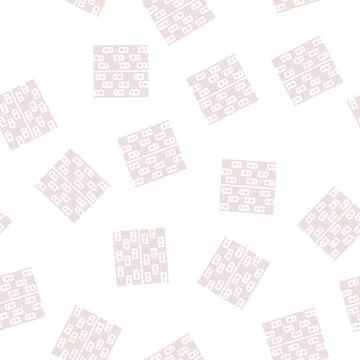 Freeway road glyph seamless pattern Stock Illustration