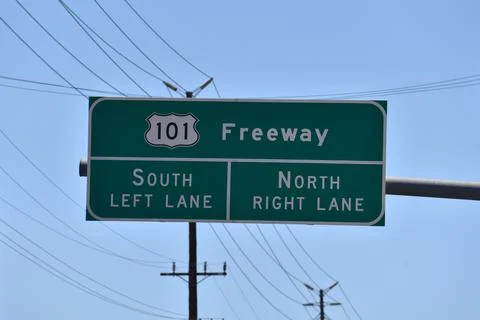 Freeway Sign Stock Photos