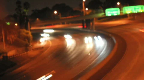 Freeway streaks loopable 스톡 동영상 305612