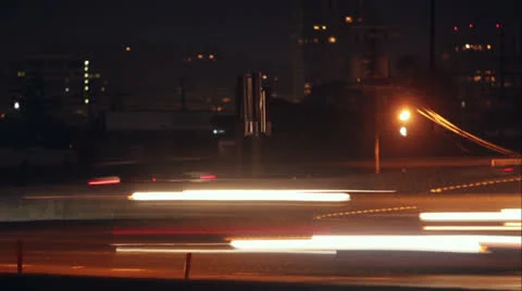 Freeway Time Lapse Stock Footage 26191322