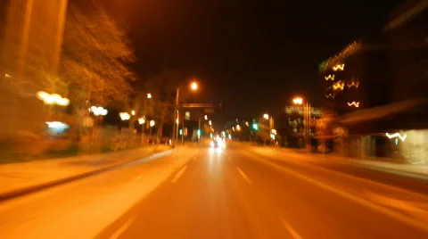 Freeway Time-Lapse Los Angeles At Night Vidéo 875847