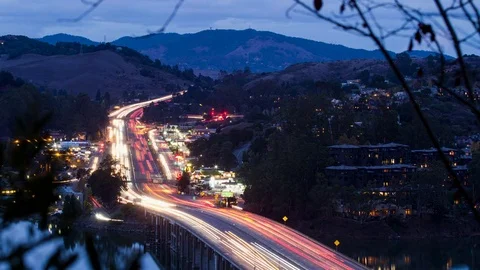 Freeway Timelapse 4k 스톡 동영상 74482841
