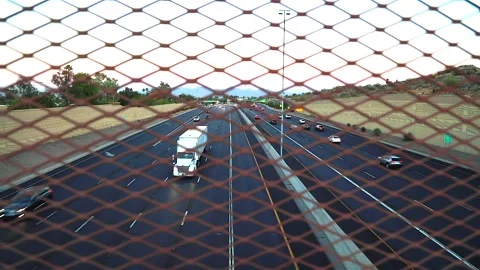 Freeway Top View Stock-Footage 143985320