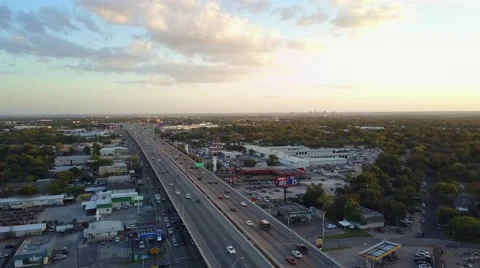 Freeway Traffic 183 Austin, Texas Stock Footage 68988508