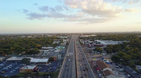 Freeway Traffic 183 Austin, Texas Stock Footage 68988529