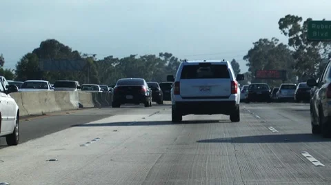 Freeway traffic heat blur Stock-Footage 7729146