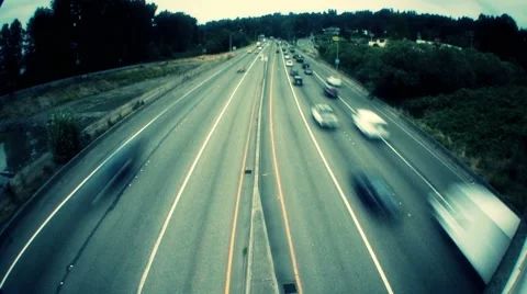 Freeway transportation Stock Footage 8575194
