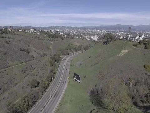 Freeway Valley Stock Footage 71415304