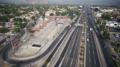Freeway view from the air Stock Footage 47646228