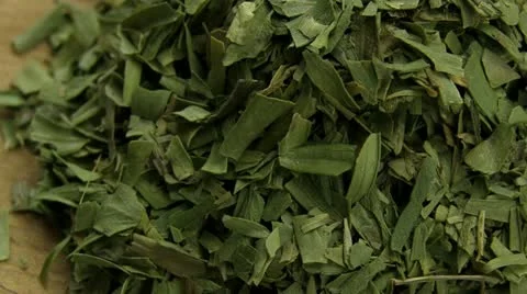 Freeze-dried tarragon Stock Footage