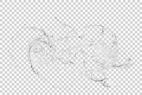 Freeze-frame capturing crystal-clear droplets, bubbles, and splash textures 스톡 사진