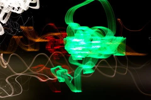 Freeze light abstract pattern background Stock-Fotos