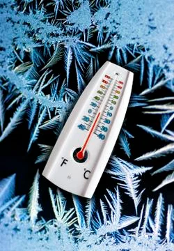 Freeze thermometer Stock Photos