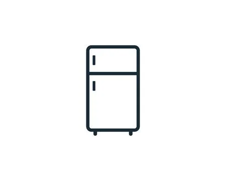 Freezer, Cooler Container Icon Vector Logo Template Illustration Design Stock Illustration
