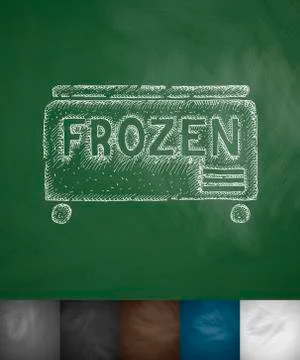 Freezer icon 스톡 일러스트