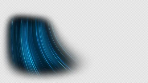 Freezing Cold Air Blowing Effect, Blue Light Wind Waves Cooling Animation Stock Footage 319854922