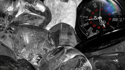 Freezing the passage of time Fotos de archivo