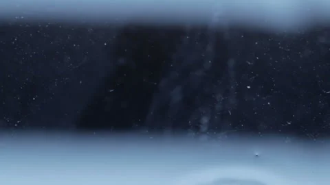 Freezing pattern on the glass Stock Footage 88445532