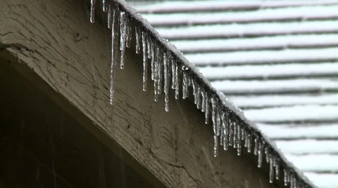 Freezing Rain and Ice pellets Stock Footage 54712596