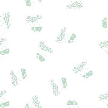 Freezing rain disaster glyph vector seamless pattern Illustrazione stock